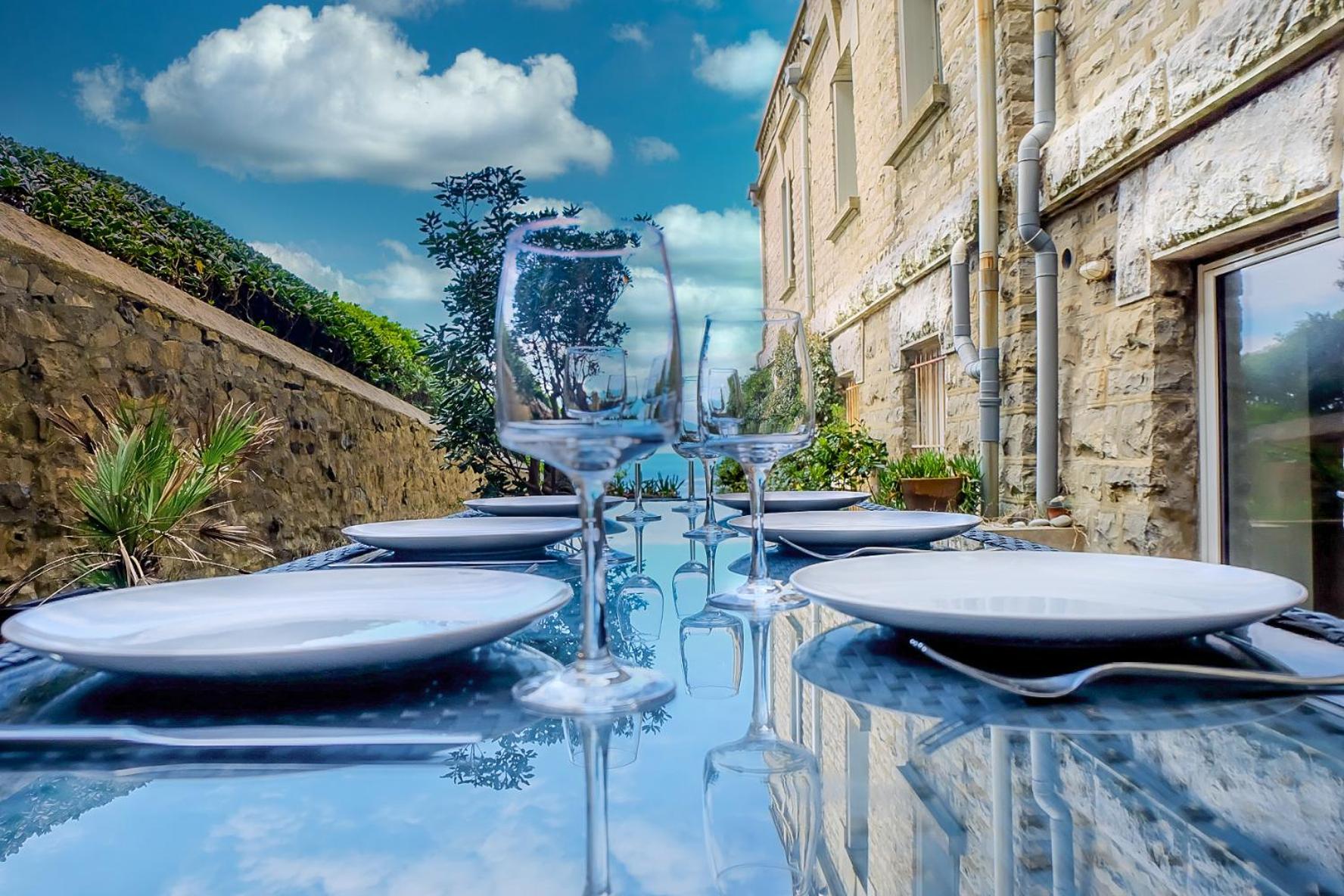 Magnifique Appartement Avec Terrasse, Parking Et Vue Sur L'Ocean Pour 5 Biarritz Bagian luar foto