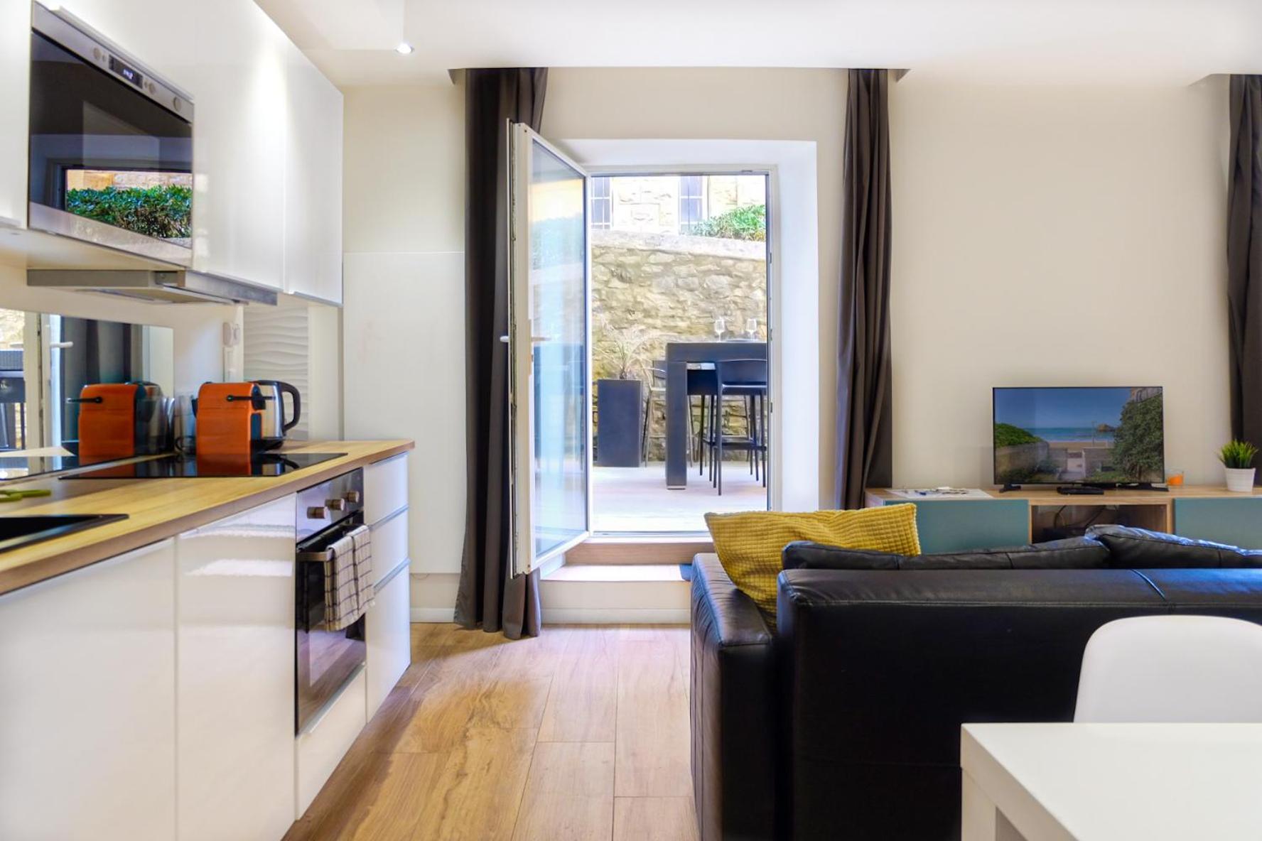 Magnifique Appartement Avec Terrasse, Parking Et Vue Sur L'Ocean Pour 5 Biarritz Bagian luar foto